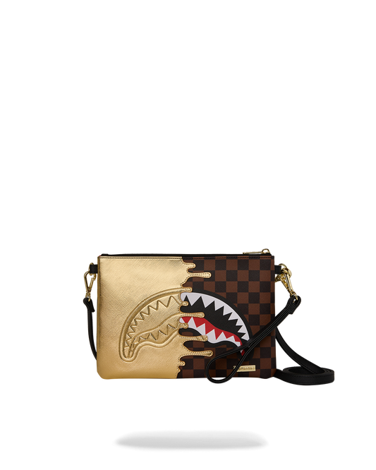 SPRAYGROUND® POUCHETTE GOLDEN DYNASTY CROSSOVER CLUTCH