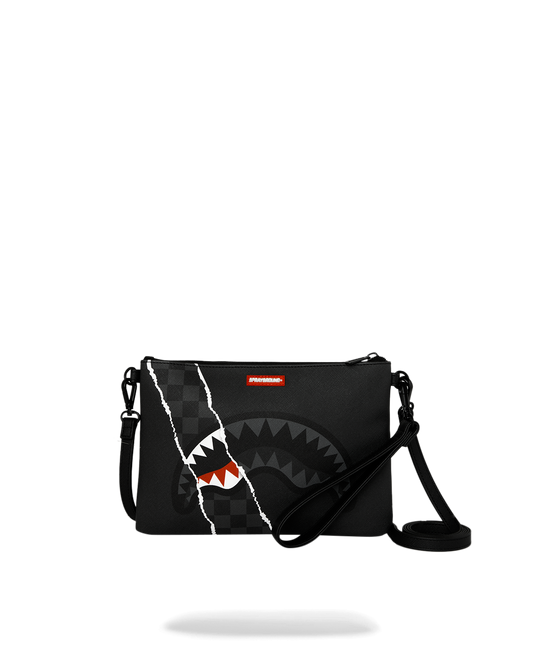 SPRAYGROUND® POUCHETTE SHARK SLASH CROSSOVER CLUTCH