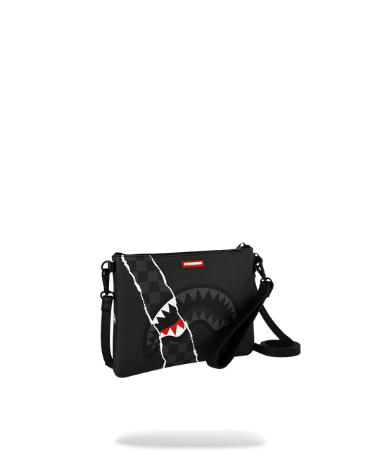 SPRAYGROUND® POUCHETTE SHARK SLASH CROSSOVER CLUTCH