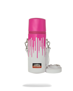 SPRAYGROUND® SPRAY PAINT CAN HOLDER WYNWOOD WALLS COLLAB WATER BOTTLE OR SPRAYCAN HOLDER (WHT/PNK)