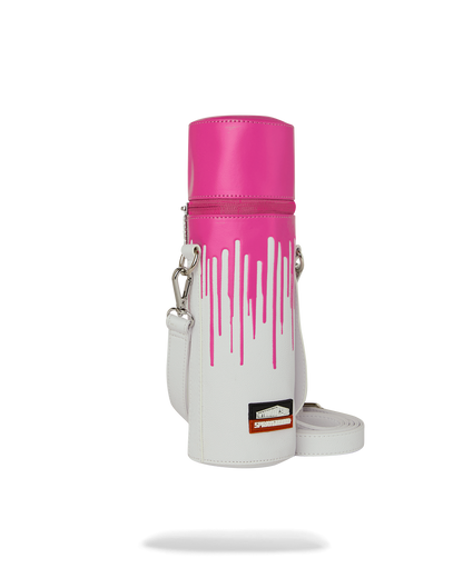 SPRAYGROUND® SPRAY PAINT CAN HOLDER WYNWOOD WALLS COLLAB WATER BOTTLE OR SPRAYCAN HOLDER (WHT/PNK)