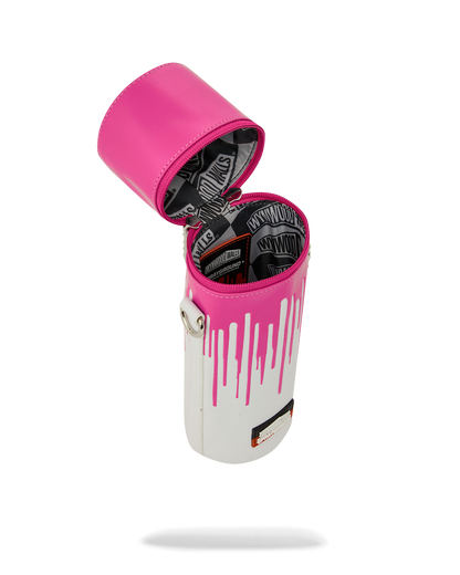 SPRAYGROUND® SPRAY PAINT CAN HOLDER WYNWOOD WALLS COLLAB WATER BOTTLE OR SPRAYCAN HOLDER (WHT/PNK)