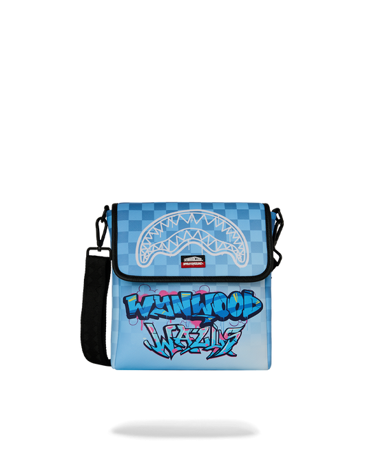SPRAYGROUND® SLING WYNWOOD WALLS COLLAB MURAL MUSEUM MESSENGER SLING