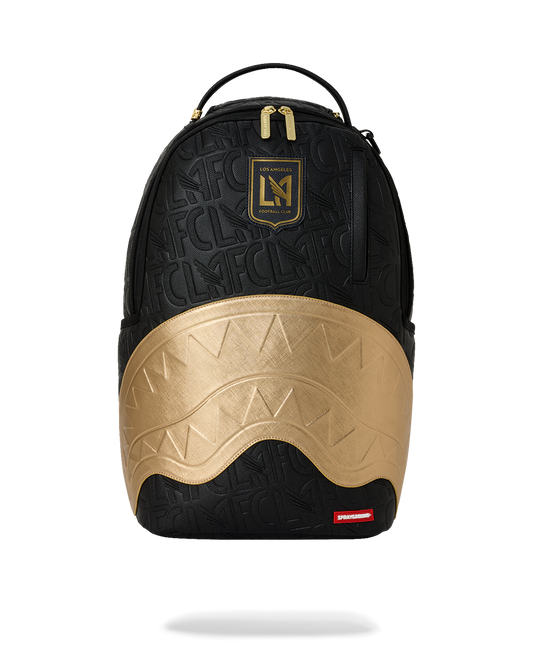 SPRAYGROUNDÂ® BACKPACK MLS LAFC GOLD SHARKMOUTH DLXSV BACKPACK