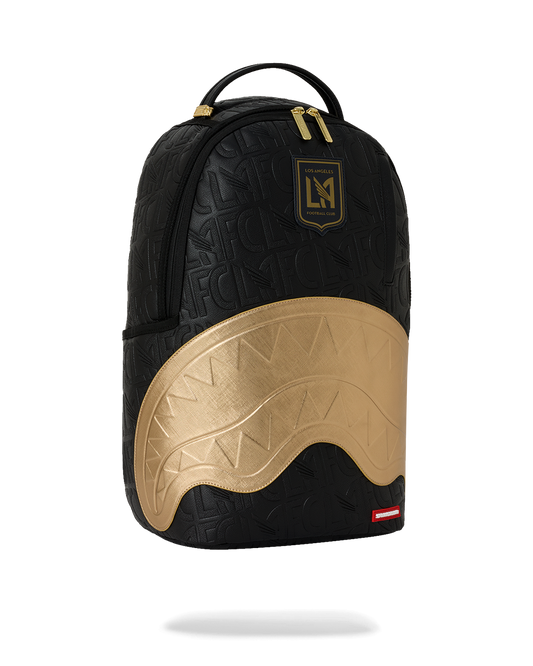 SPRAYGROUNDÂ® BACKPACK MLS LAFC GOLD SHARKMOUTH DLXSV BACKPACK