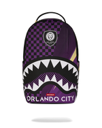 SPRAYGROUND® BACKPACK MLS COLLAB - ORLANDO CITY CHECK SPLIT DLXSV BACKPACK