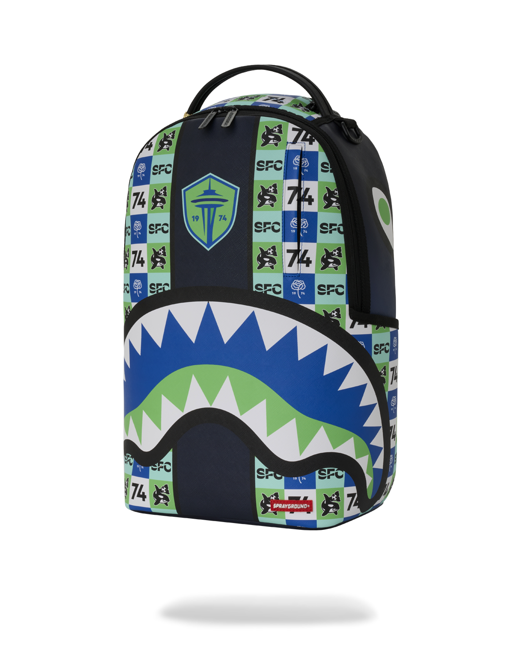 SPRAYGROUNDÂ® BACKPACK MLS SEATTLE LOGO REPEAT DLXSV BACKPACK