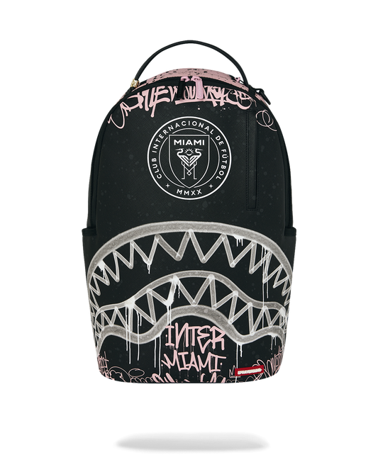 SPRAYGROUND® BACKPACK MLS COLLAB - INTERMIAMI STREETART (BLK) DLXSV BACKPACK