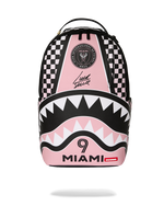 SPRAYGROUND® BACKPACK MLS COLLAB - INTERMIAMI LUIS SUAREZ PINK STRIPE BACKPACK