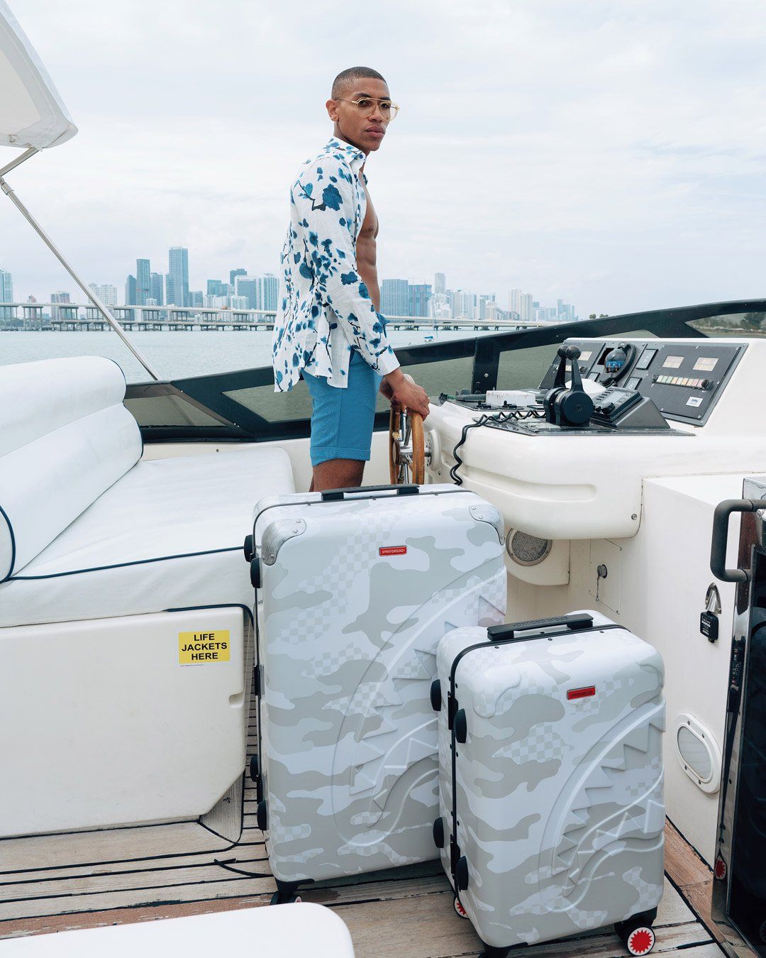SPRAYGROUND® LUGGAGE 3AM LE BLANC LUGGAGE SET