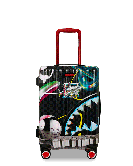 SPRAYGROUND® LUGGAGE MIND TRIP SHARK DOSE SHARKNAUTICS HARDSHELL CARRY-ON LUGGAGE