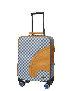 SPRAYGROUND® LUGGAGE LETTER CHECKERS SOFT CARRY-ON LUGGAGE