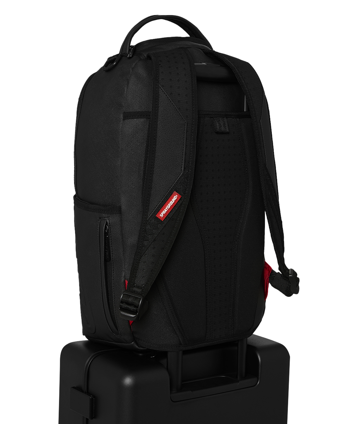 SPRAYGROUND® LUGGAGE MONEYBEAR MOGUL HARDSHELL CARRYON (BLK)