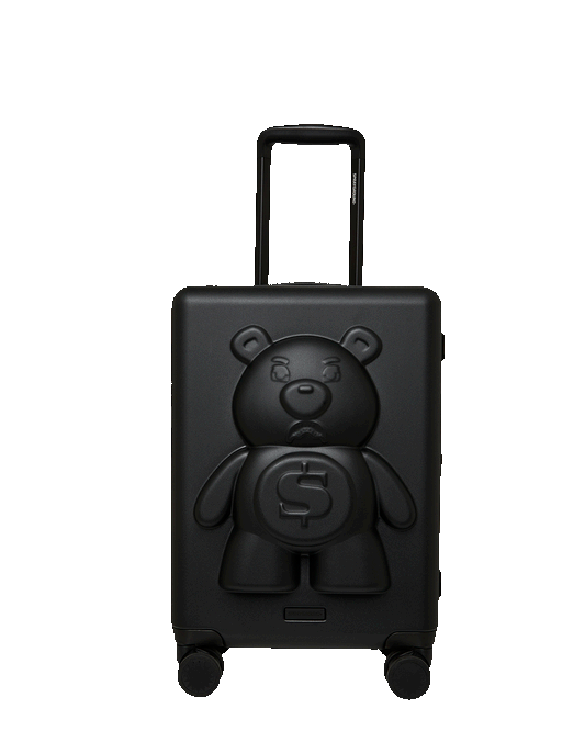 SPRAYGROUND® LUGGAGE MONEYBEAR MOGUL HARDSHELL CARRYON (BLK)