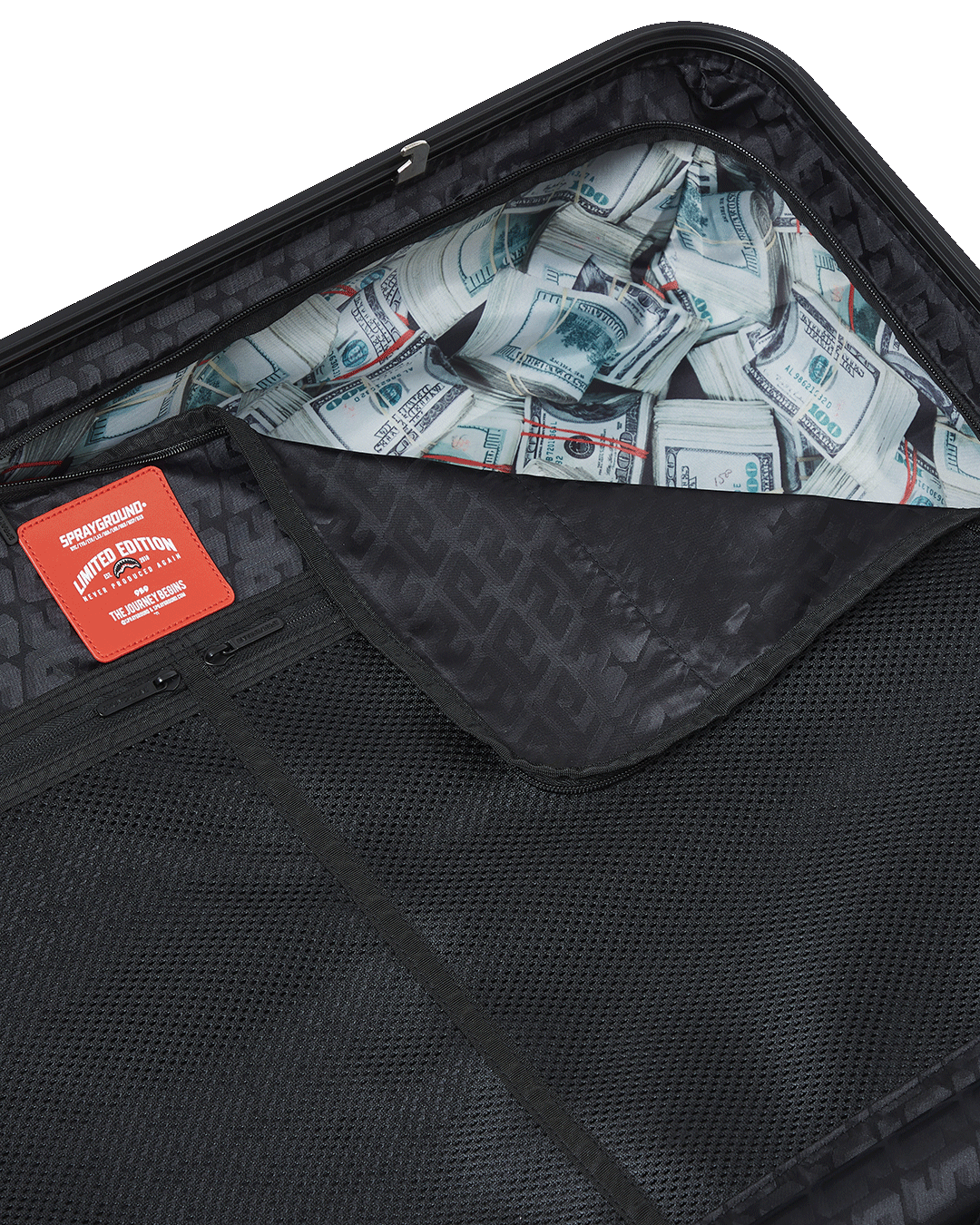 SPRAYGROUND® LUGGAGE SCRIBBLE SHARK FULL-SIZE LUGGAGE