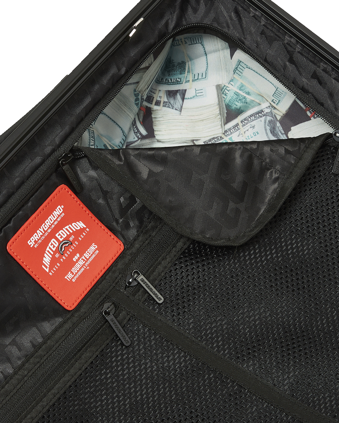 SPRAYGROUND® LUGGAGE SCRIBBLE SHARK CARRY-ON LUGGAGE