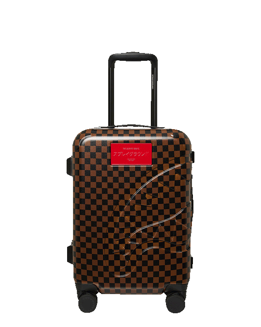 SPRAYGROUND® LUGGAGE RED REDEMPTION CARRY-ON LUGGAGE