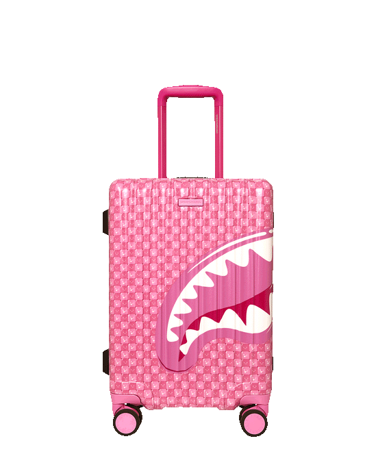 SPRAYGROUND® LUGGAGE SHINOBI SHARKS IN PARIS (PINK) CARRY-ON LUGGAGE