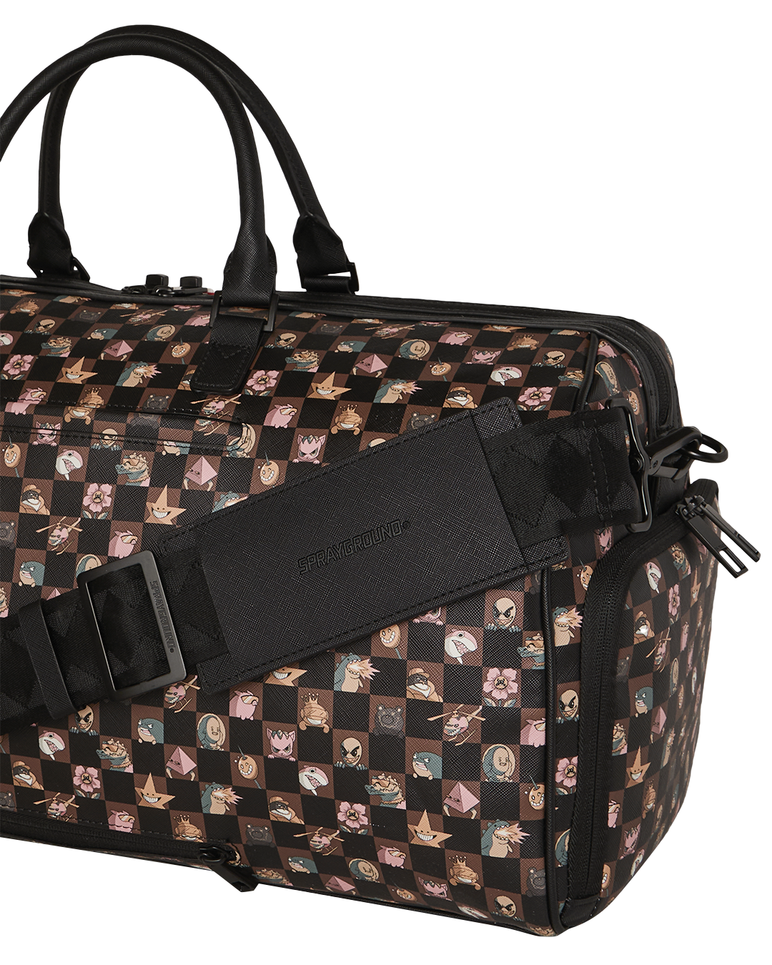 SPRAYGROUND® DUFFLE PEEKING CHARACTERS REMIX DUFFLE