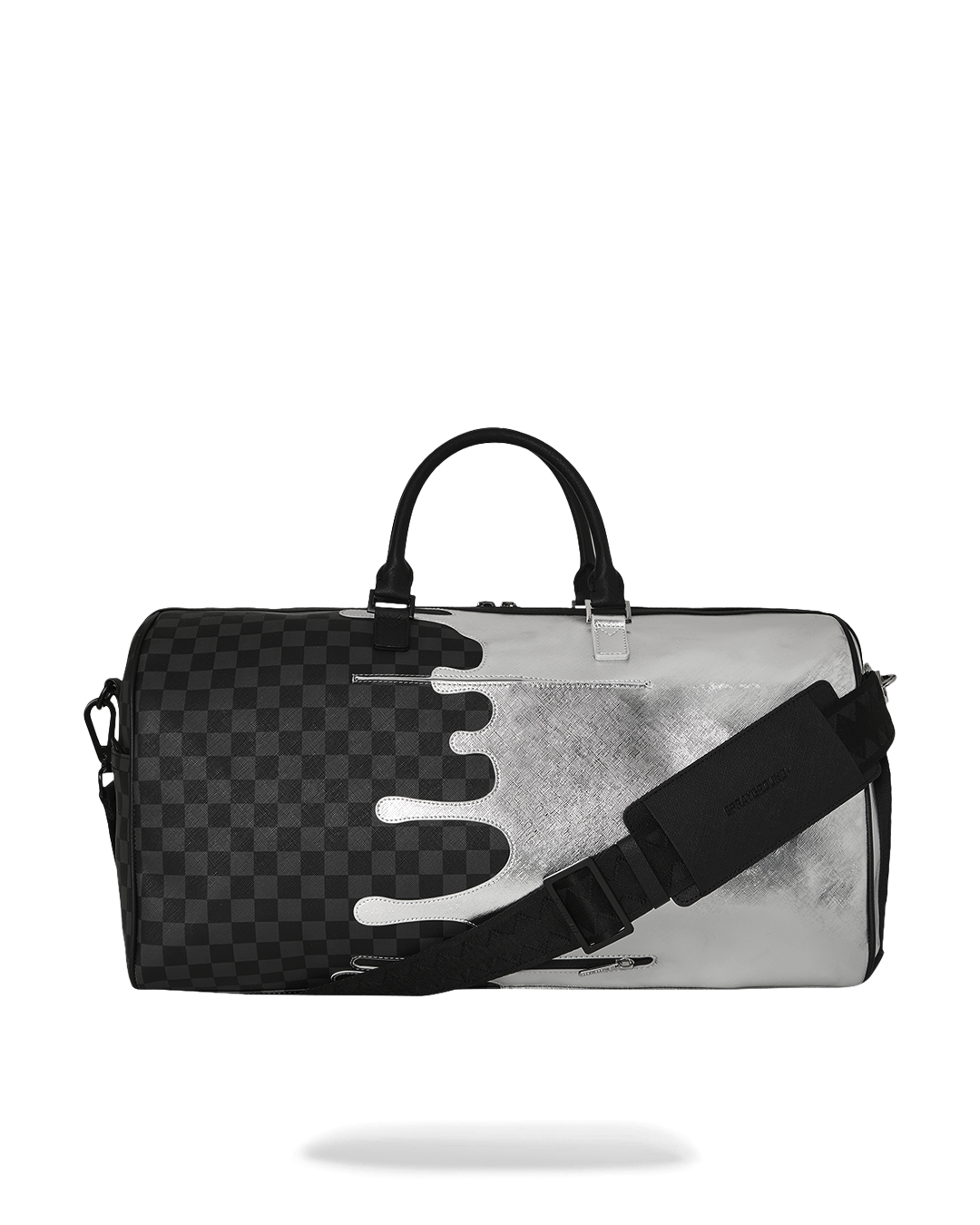 SPRAYGROUND® DUFFLE SILVER SIDE DRIP DUFFLE