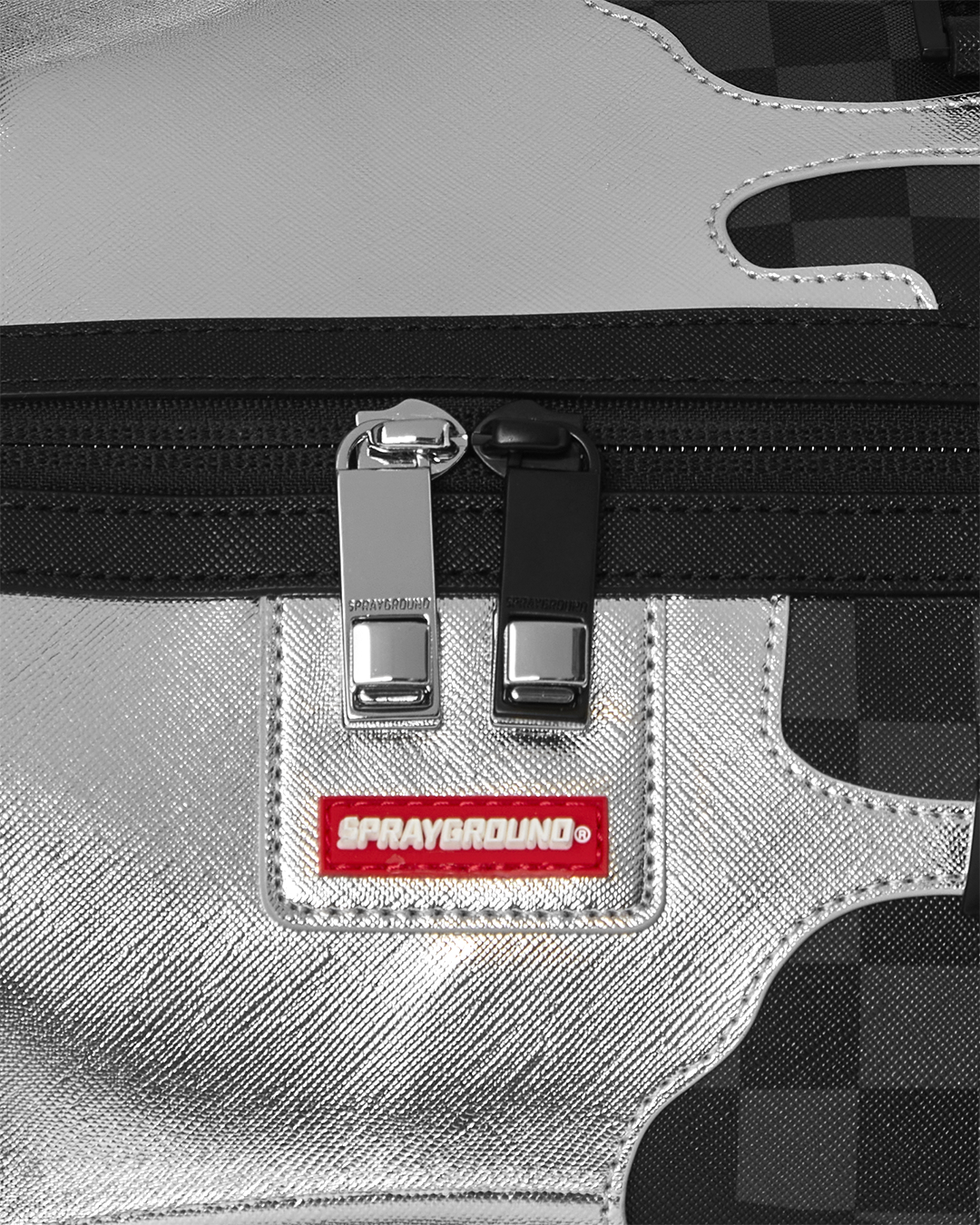 SPRAYGROUND® DUFFLE SILVER SIDE DRIP DUFFLE