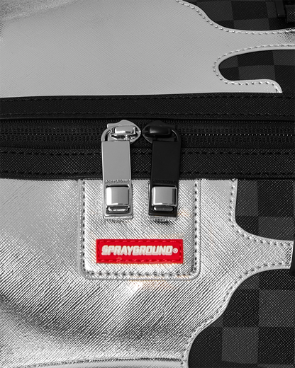 SPRAYGROUND® DUFFLE SILVER SIDE DRIP DUFFLE