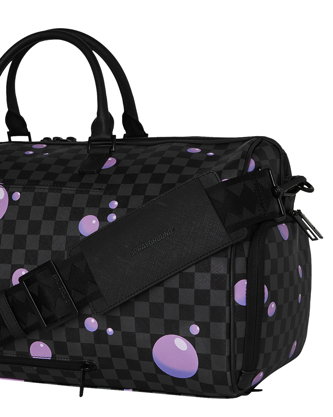 SPRAYGROUND® DUFFLE PURPLE SLIME TAKEOVER DUFFLE