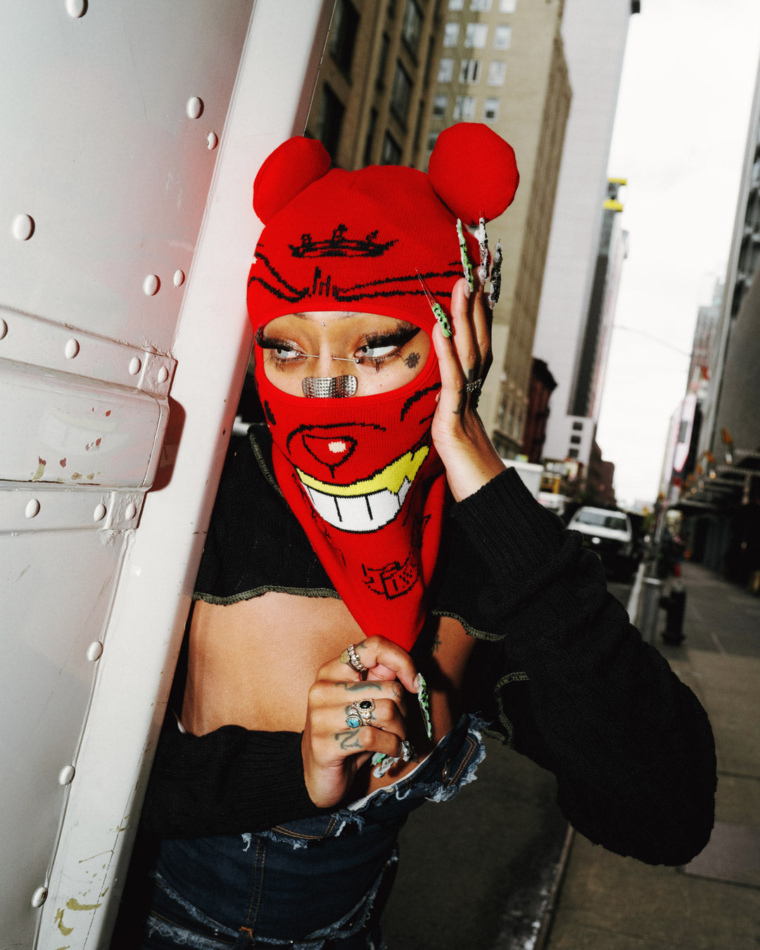 SPRAYGROUND® SKI MASK DIABLO BEAR SKI MASK