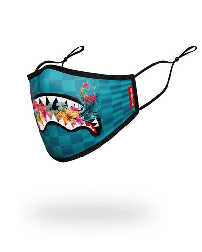 SPRAYGROUND® FASHION MASK ADULT BLOSSOM SHARK FORM FITTING FACE MASK