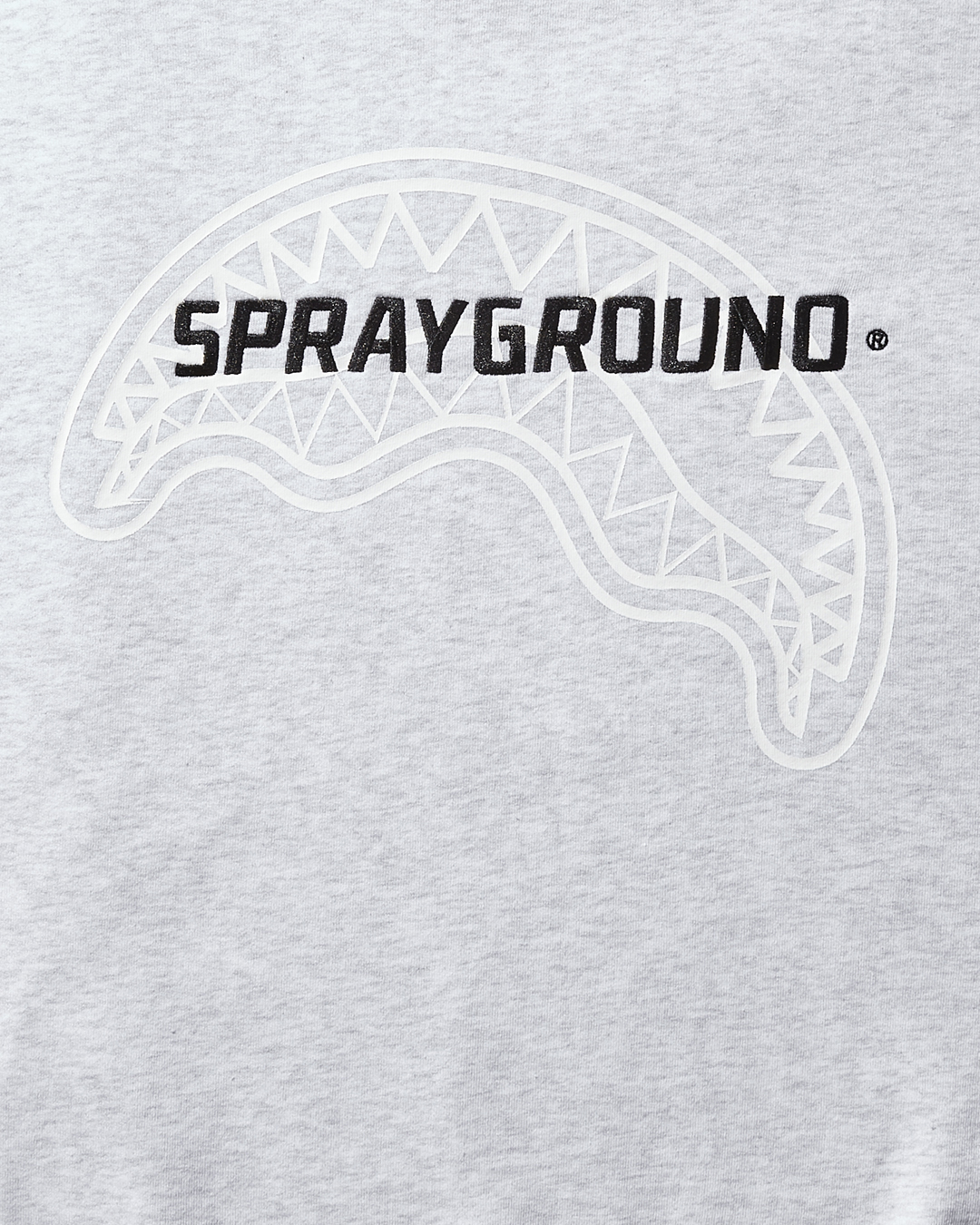 SPRAYGROUND® APPAREL SPRAYGROUND PULLOVER CREW NECK SWEATSHIRT (LT GREY)