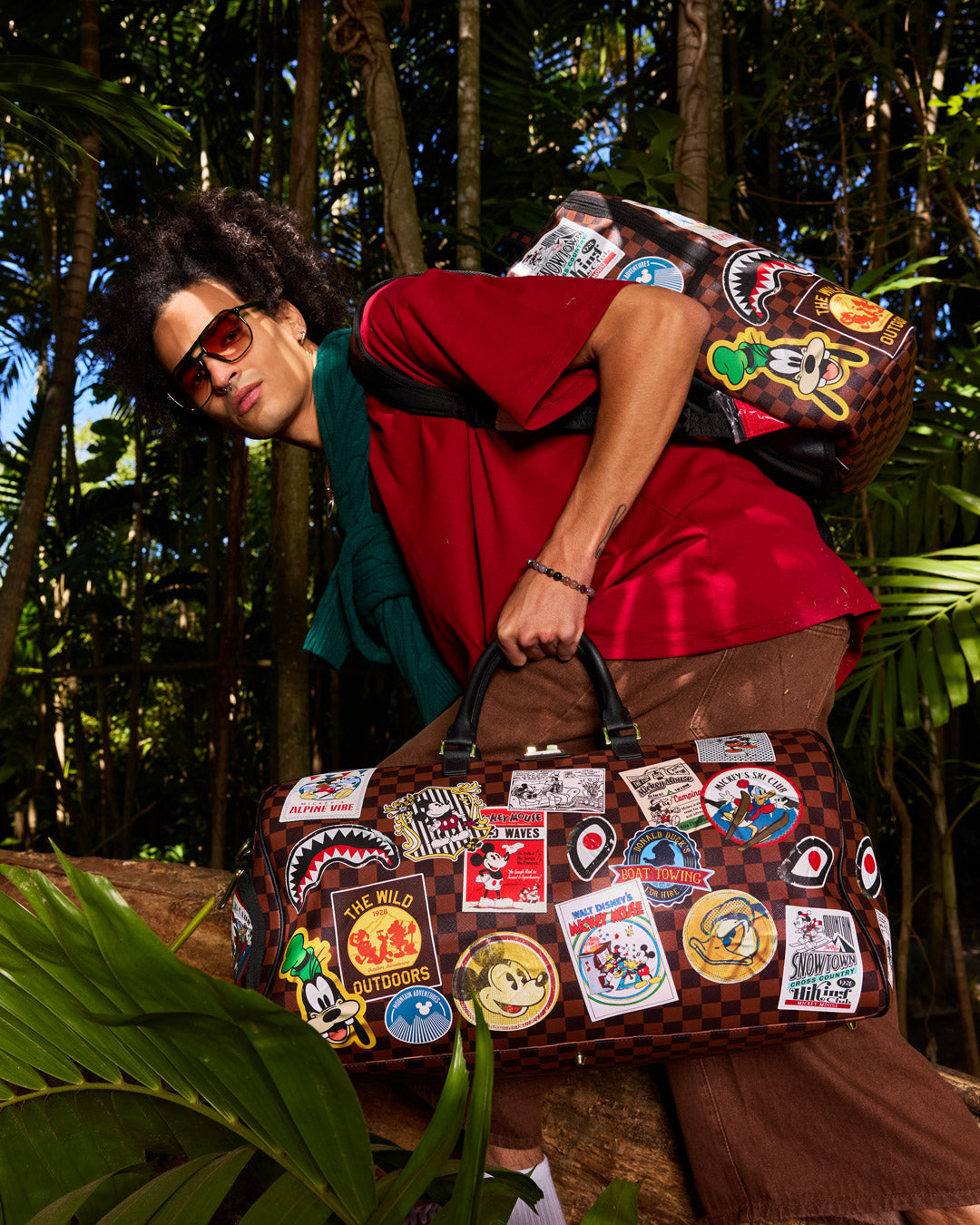SPRAYGROUND® DUFFLE MICKEY MOUSE GLOBAL MOGUL DUFFLE