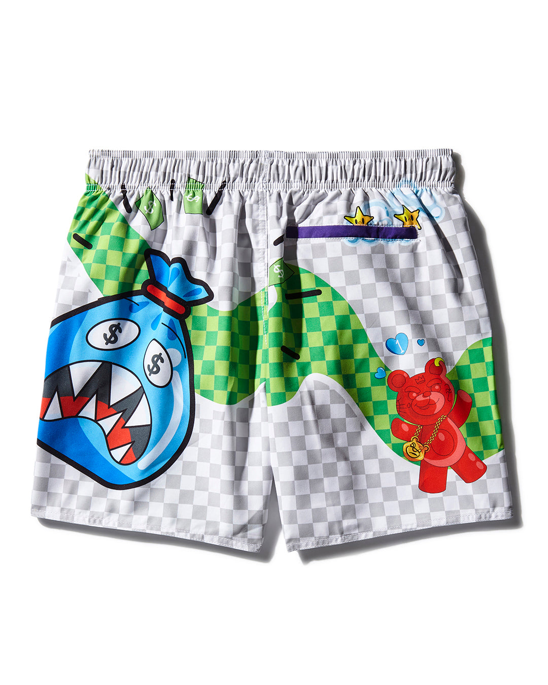 SPRAYGROUND® SWIM WTF ART SHOTO SWIM TRUNKS