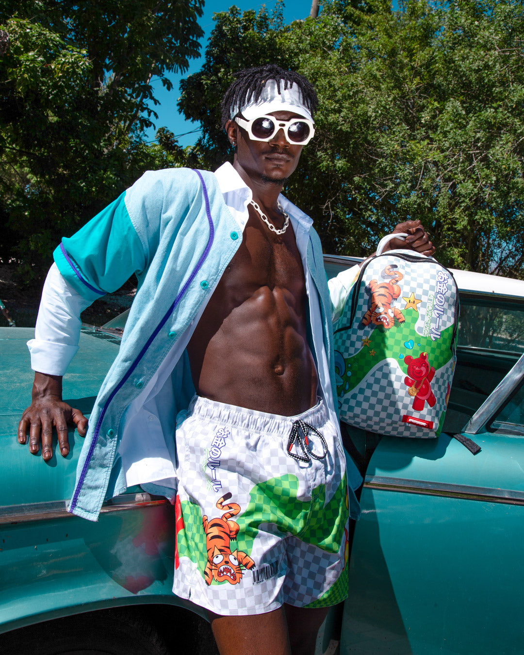 SPRAYGROUND® SWIM WTF ART SHOTO SWIM TRUNKS