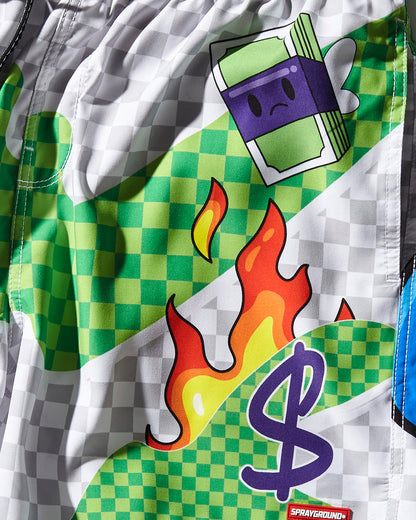 SPRAYGROUND® SWIM WTF ART SHOTO SWIM TRUNKS