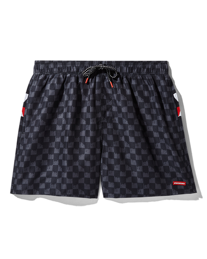 SPRAYGROUND® SWIM DRIP CHECK SWIM SHORTS