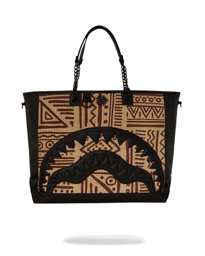 SPRAYGROUND® TOTE A.I. PALM MIRAGE SHARK LUXE BEACH TOTE