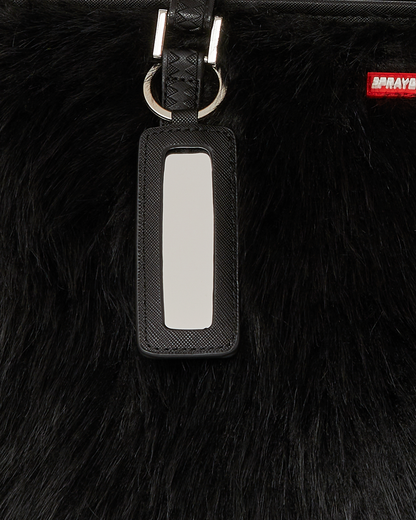 SPRAYGROUND® TOTE FUR CRAY BLACK TOTE