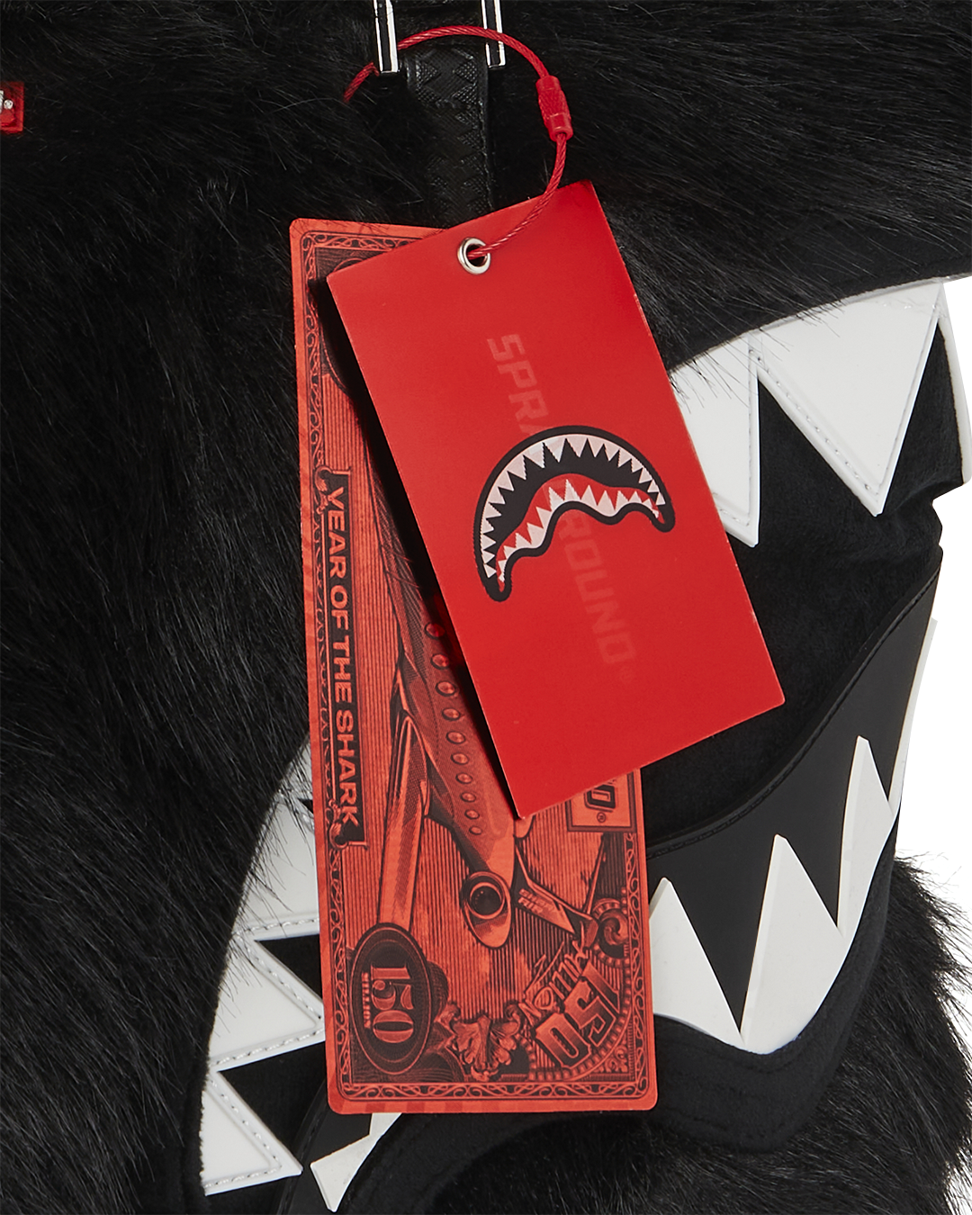 SPRAYGROUND® TOTE FUR CRAY BLACK TOTE