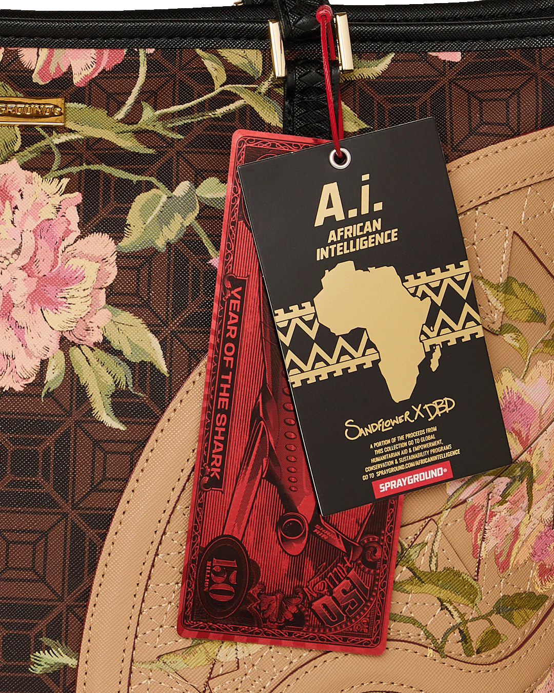 SPRAYGROUND® TOTE AI HENNY FLORAL TOTE