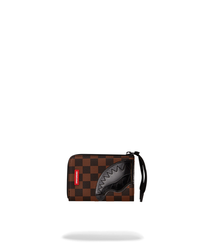 SPRAYGROUND® WALLET SHARKS IN PARIS CLEAR FOR TAKEOFF ZIP-OUT WALLET