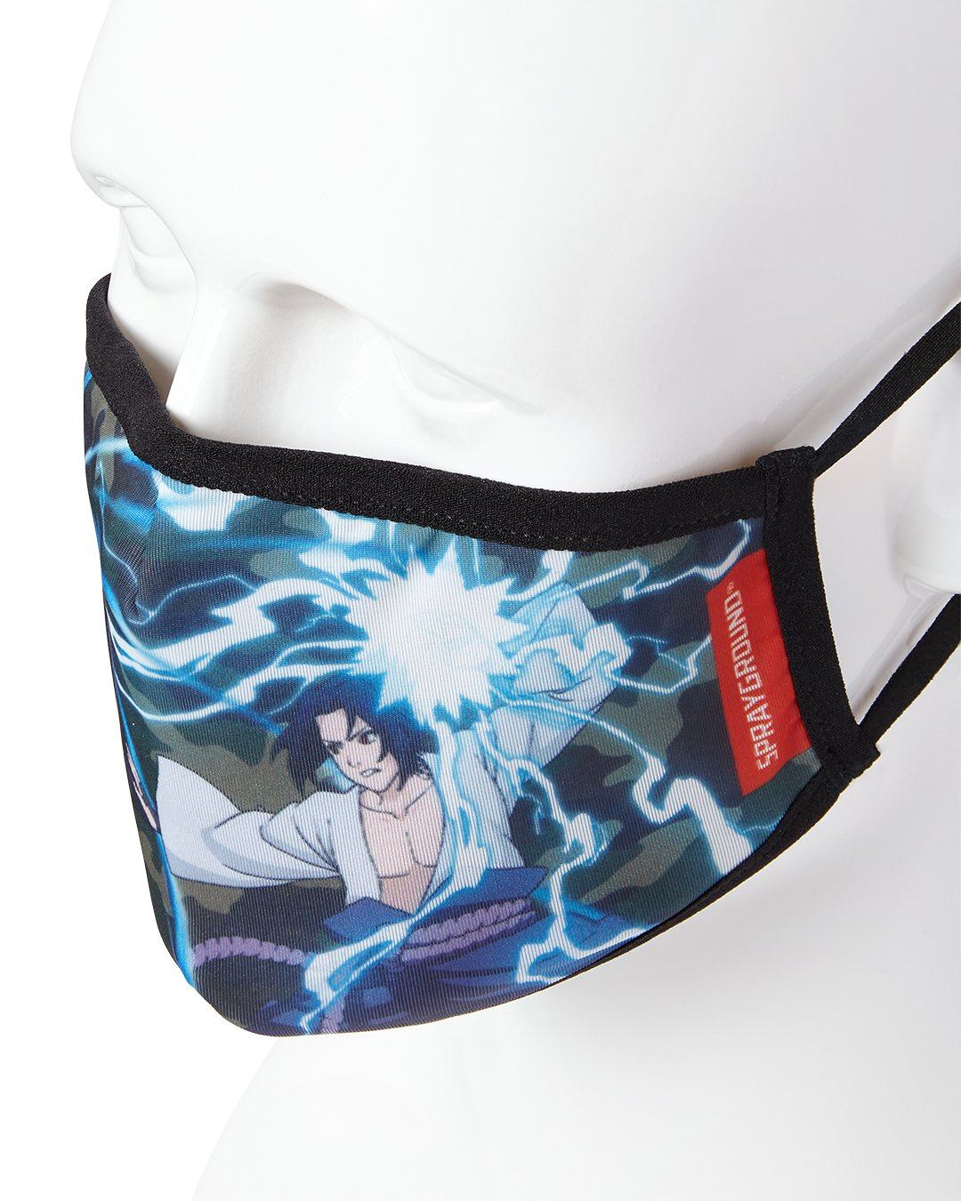 SPRAYGROUND® FASHION MASK ADULT NARUTO VS SASUKE FORM FITTING FACE-COVERING