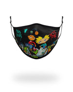 SPRAYGROUND® FASHION MASK ADULT HEY ARNOLD MONEY STACKS FORM FITTING FACE-COVERING