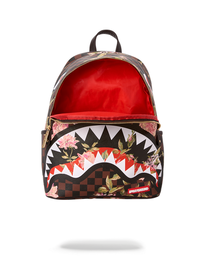 SPRAYGROUND® BACKPACK SHARKFLOWER SAVAGE BACKPACK (SMALLER MORE ELEGANT BACKPACK)
