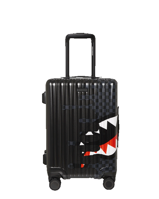 SPRAYGROUND® LUGGAGE UNFINISHED SHARK HARD SHELL CARRY-ON LUGGAGE