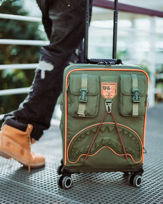 SPRAYGROUND® LUGGAGE SPECIAL OPS SHARK SQUAD CARRY-ON LUGGAGE