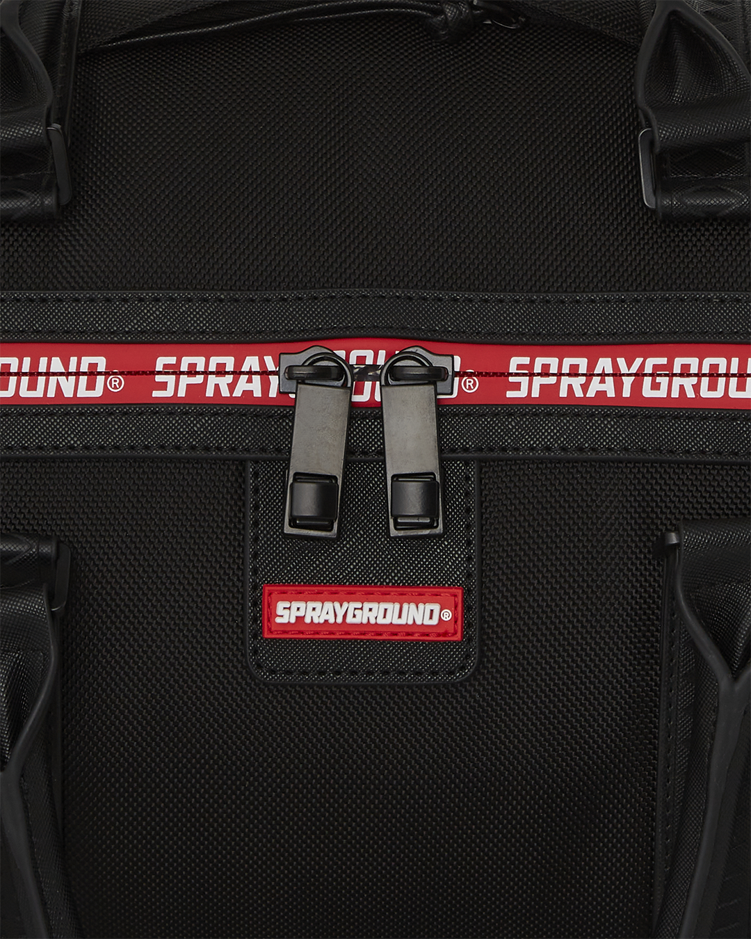 SPRAYGROUND® DUFFLE PRINTED ZIPPER SHARK DUFFLE