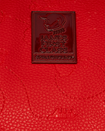 SPRAYGROUND® DUFFLE JAMES GLOBAL RED PYRAMID LARGE DUFFLE