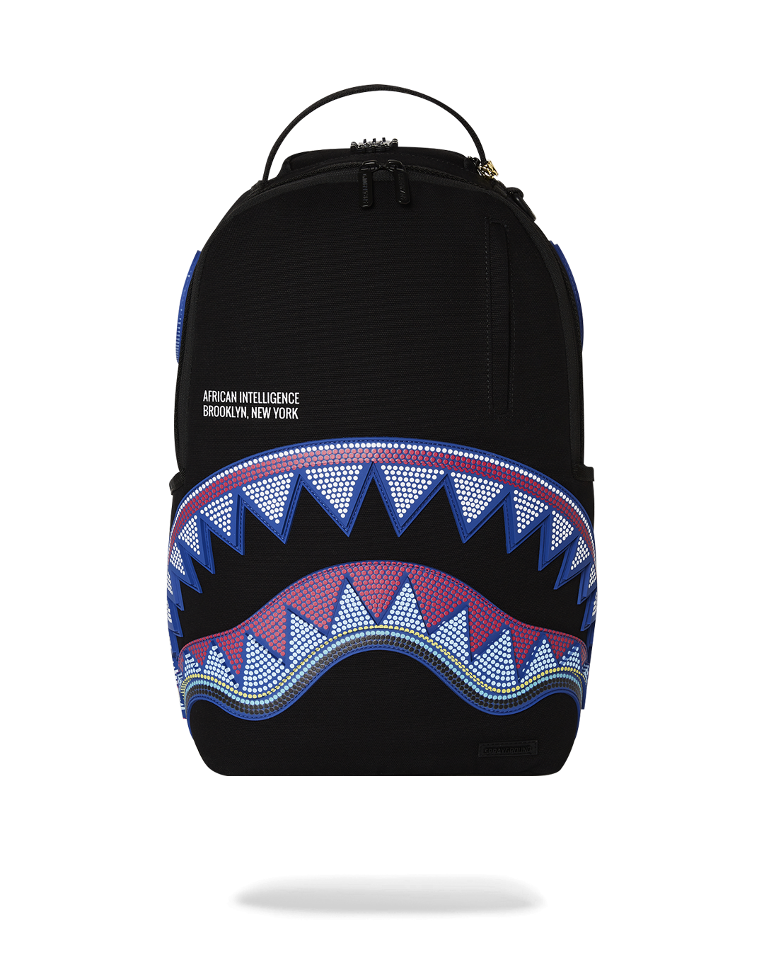 SPRAYGROUND® BACKPACK A.I. AFRICAN INTELLIGENCE BORN AND RAISED BACKPACK - SANDFLOWER COLLAB