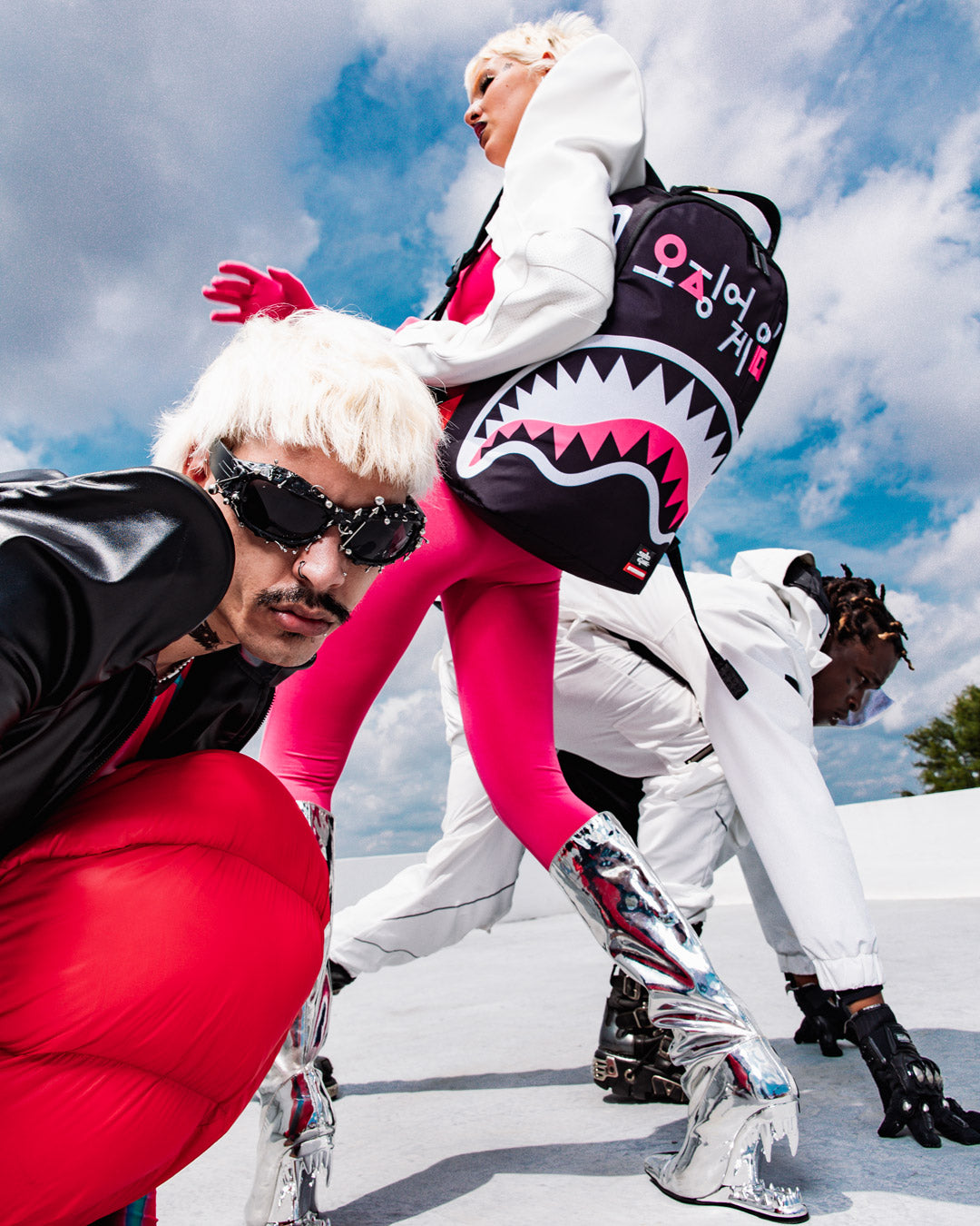 SPRAYGROUND® BACKPACK SQUID GAME LOGO SHARK MOUTH DLXR BACKPACK