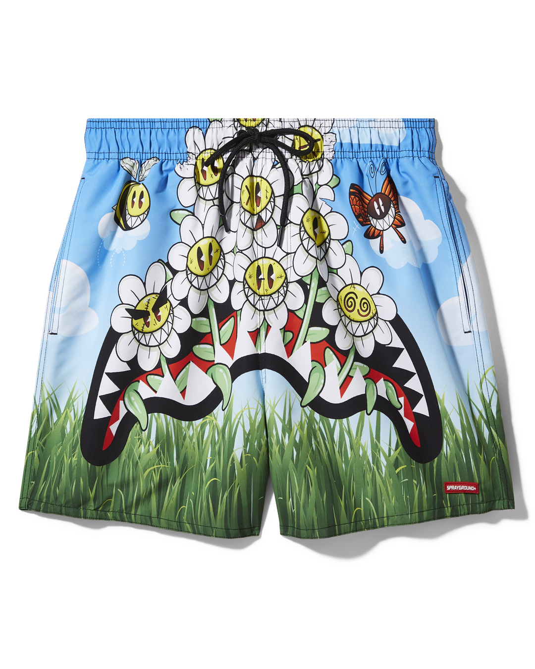 SPRAYGROUND® SWIM CRAZY DAISIES SWIM SHORTS